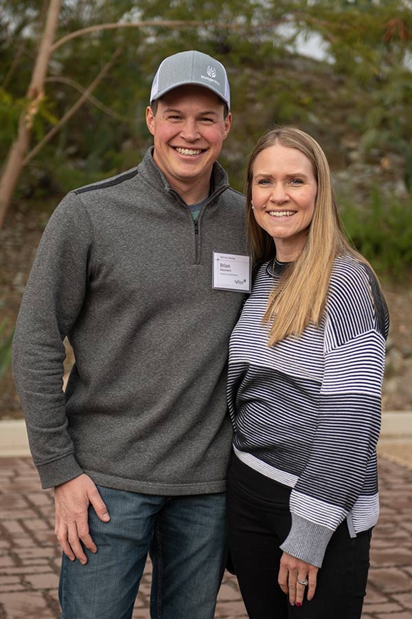 Brian and Megan Baumann portrait