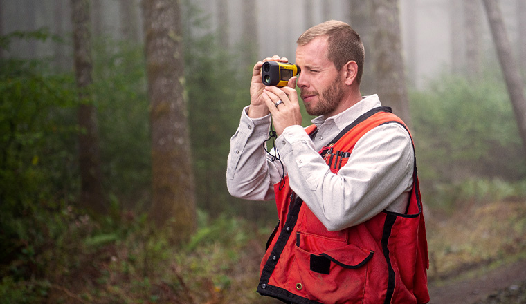Chad Gilbreath surveying